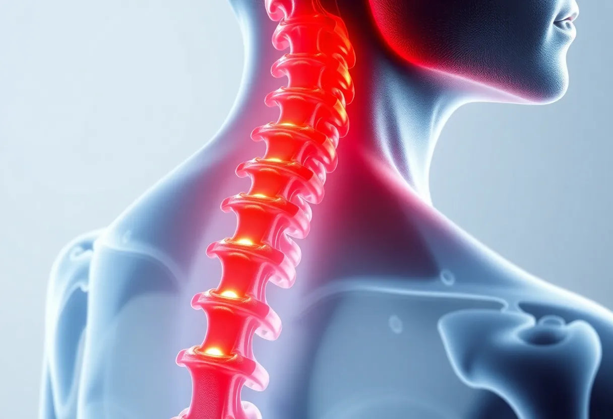 Linderung bei bandscheibenvorfall c5/c6: Wege zu einem schmerzfreien Alltag - Illustration