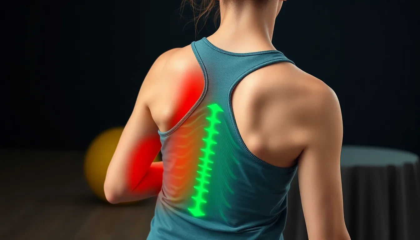 Entspannung für den unteren Rücken: sanfte Dehnungen für mehr Wohlbefinden - Illustration