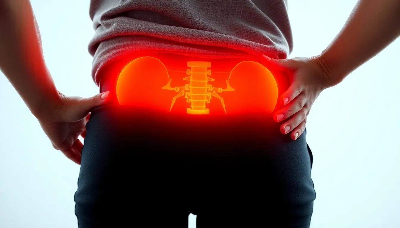 Übungsleser: einfache Übungen bei hüftschmerzen für mehr Beweglichkeit - Illustration