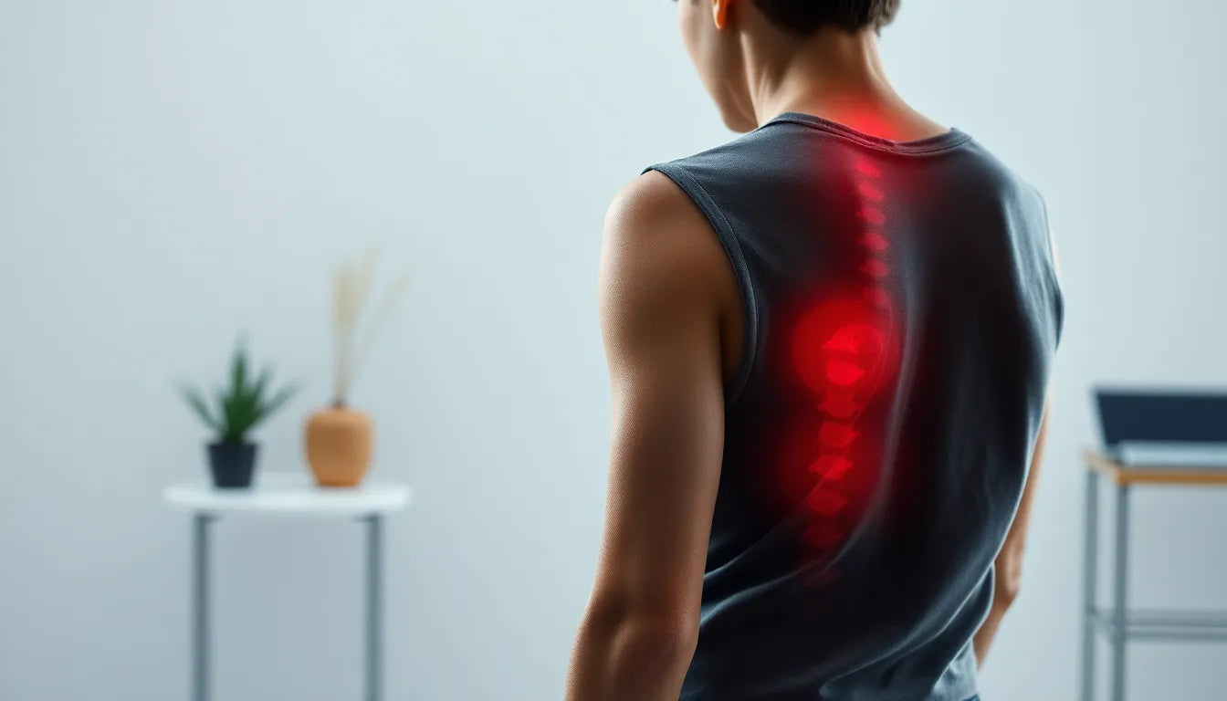 Schmerzen im Bauch und Rücken: Ursachen und Linderungstipps - Illustration