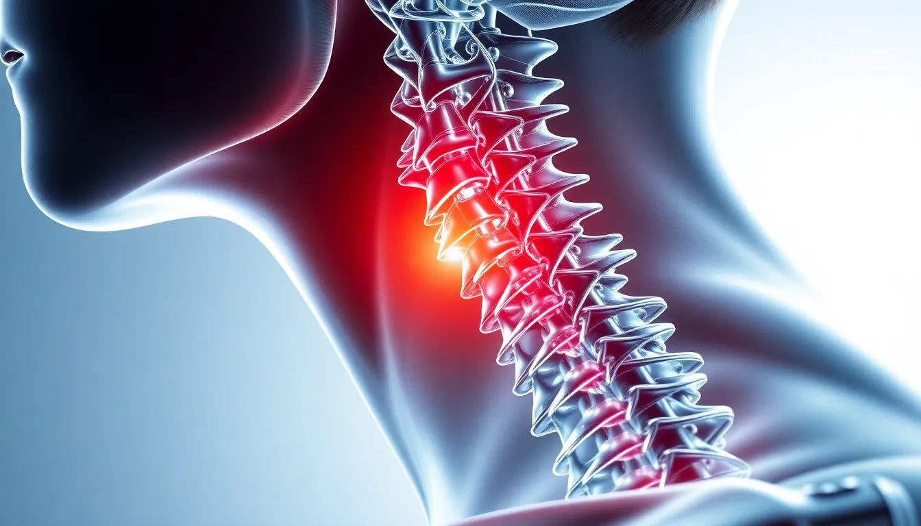 Freiheit von Schmerzen bei einem bandscheibenvorfall in der halswirbelsäule: Ihre Optionen entdecken - Illustration