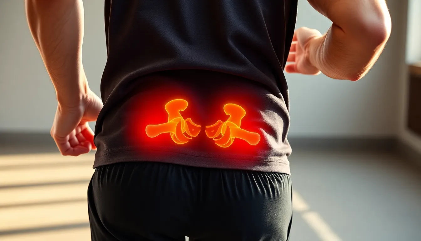 Lauf dich schmerzfrei: Tipps gegen ondt i lænden løb - Illustration