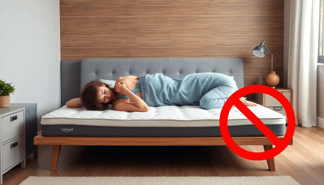 Entdecke die Ursachen für Rückenschmerzen im Schlaf und finde Lösungen - Illustration