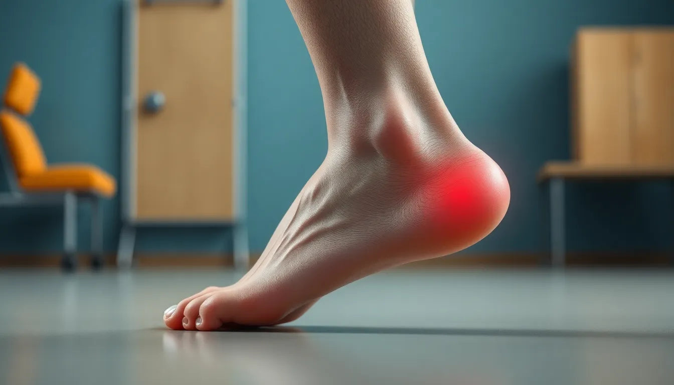 Übungsleser: effektive Übungen gegen nedsunkenen Vorfuß - Illustration