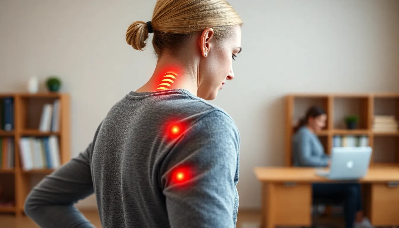 Effektive udstrækningsøvelser for Übungsleser für schmerzfreie Schultern - Illustration