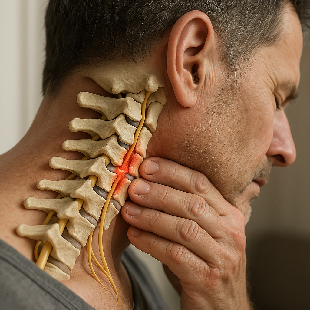 Spinalkanalstenose hws: wie Sie Ihren Alltag schmerzfrei gestalten können - Illustration