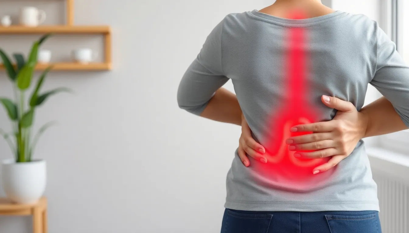 Lindere deine Schmerzen in Lenden und Unterleib mit gezielten Übungen und Tipps - Illustration