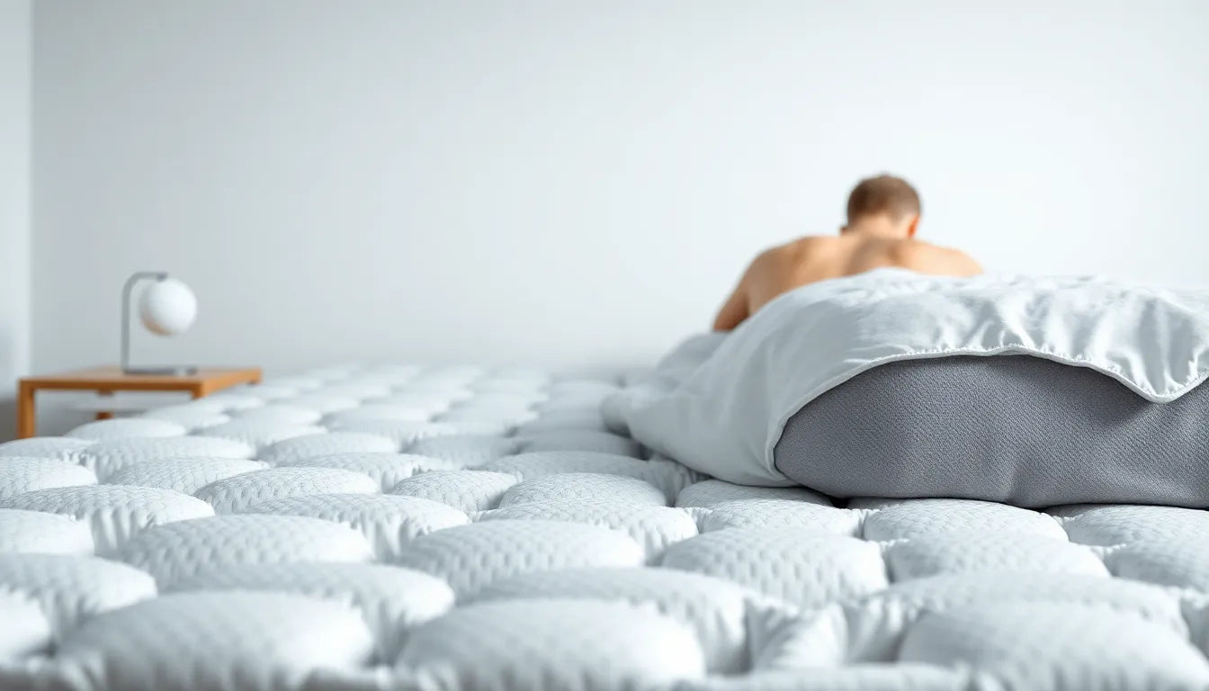 Die perfekte Matratze für einen schmerzfreien Rücken finden - Illustration