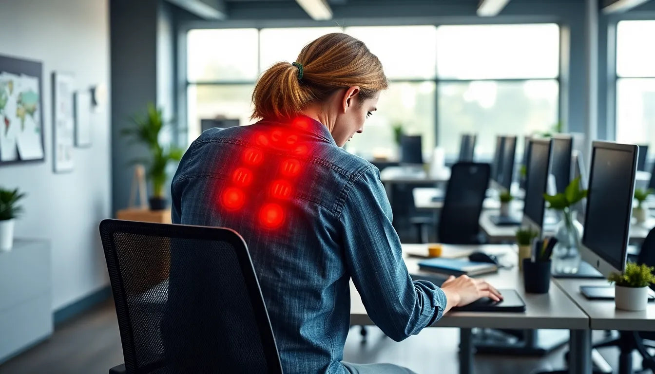 Schmerzfrei nach der Arbeit: So vermeiden Sie Rückenschmerzen - Illustration