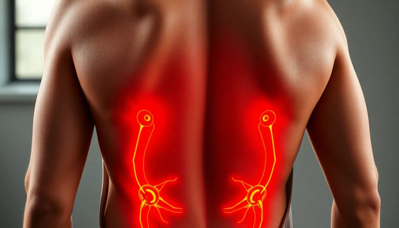 Übungsleser: effektive Übungen gegen Schmerzen im unteren Rückenbereich - Illustration