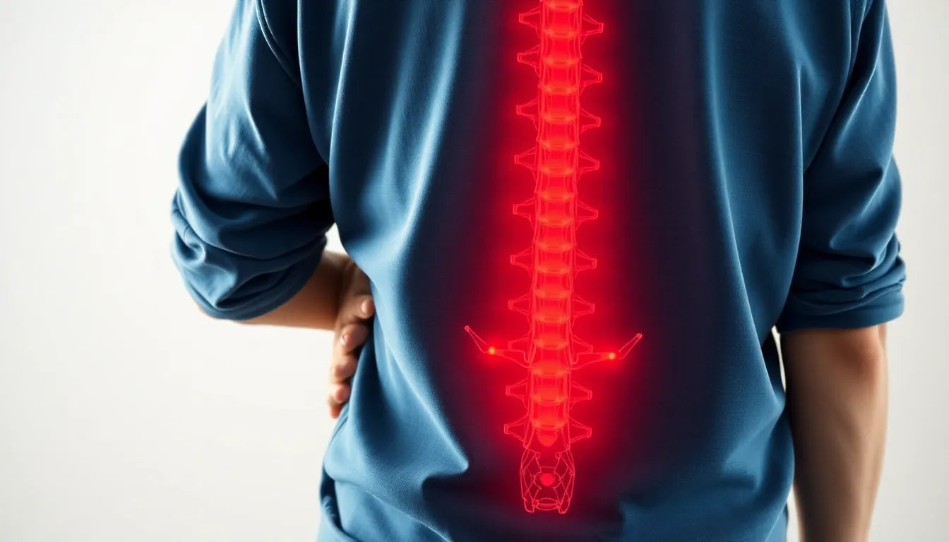 Schmerzfreier Husten: Tipps gegen Rückenschmerzen beim Husten - Illustration