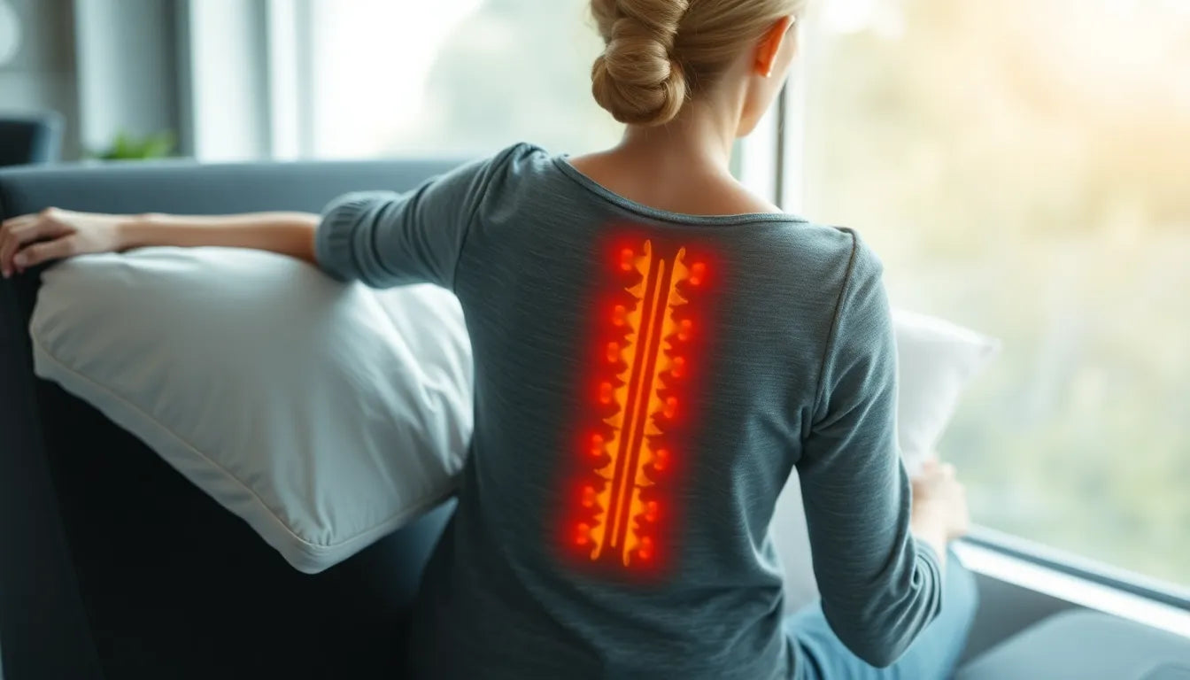 Entlastung für den Ischias: Wie das richtige Kissen hilft - Illustration