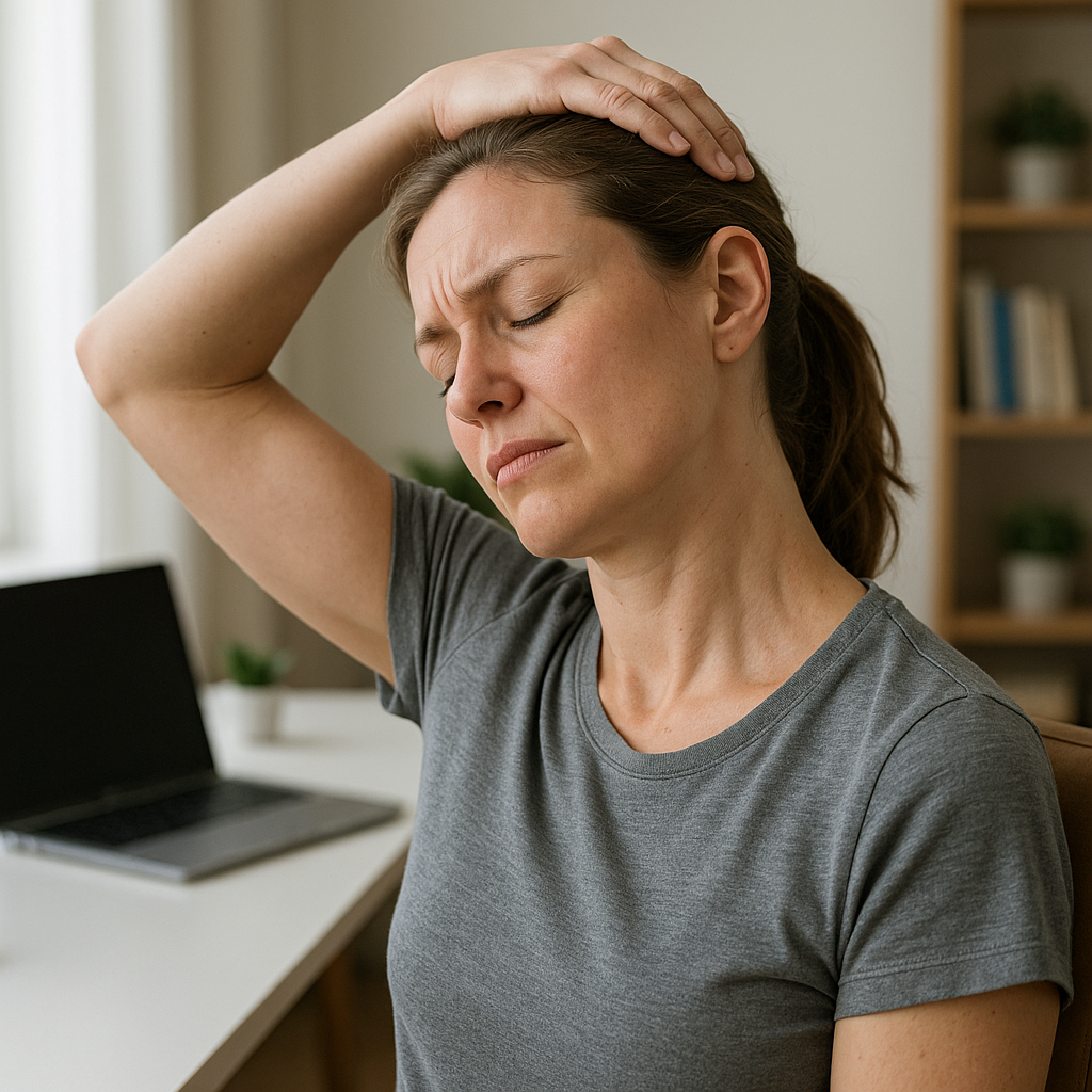 Effektive Übungen für Übungsleser mit Nackenverspannungen - Illustration