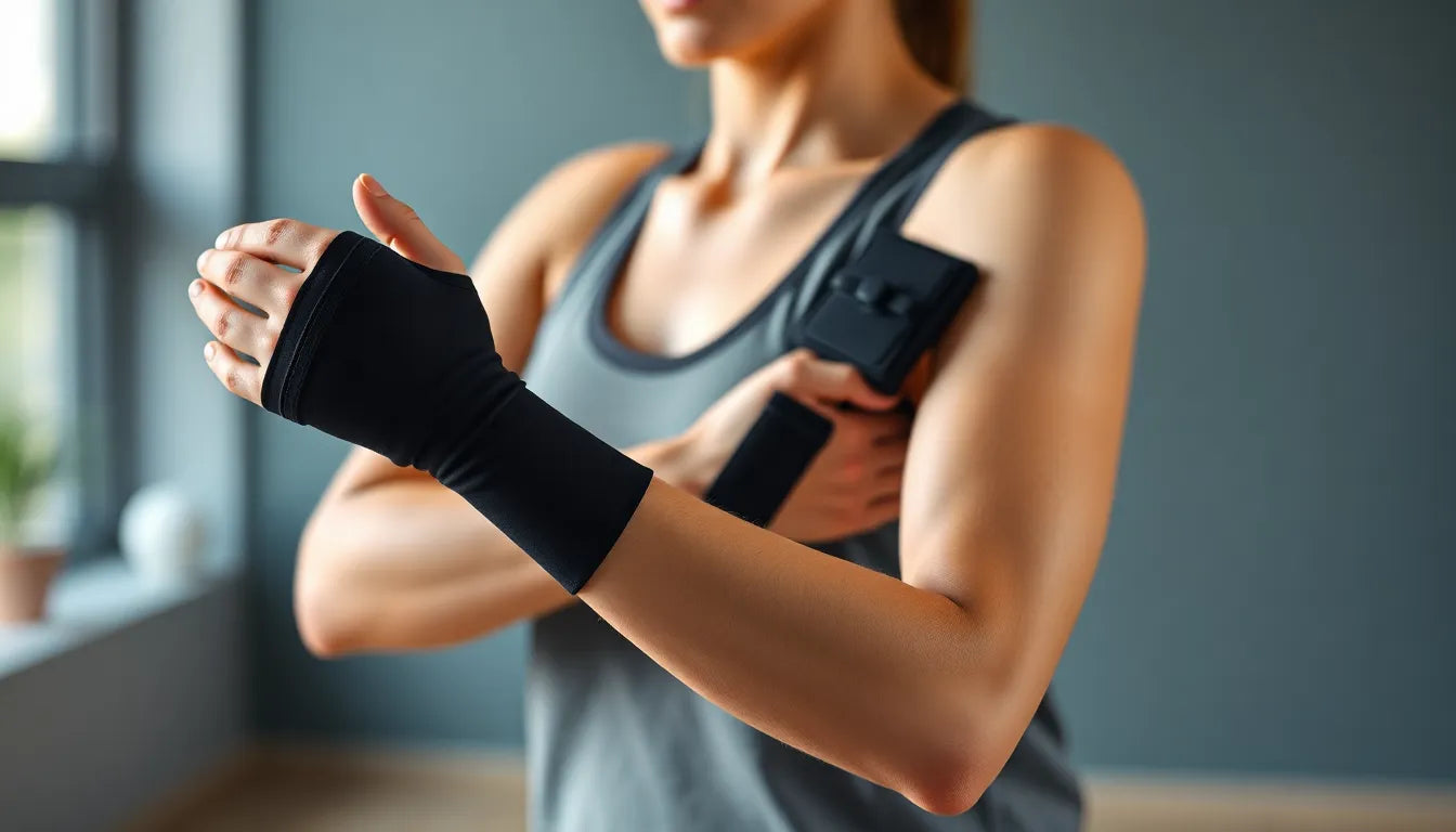 Übungsleser entdecken die besten armdehnungen für mehr beweglichkeit - Illustration