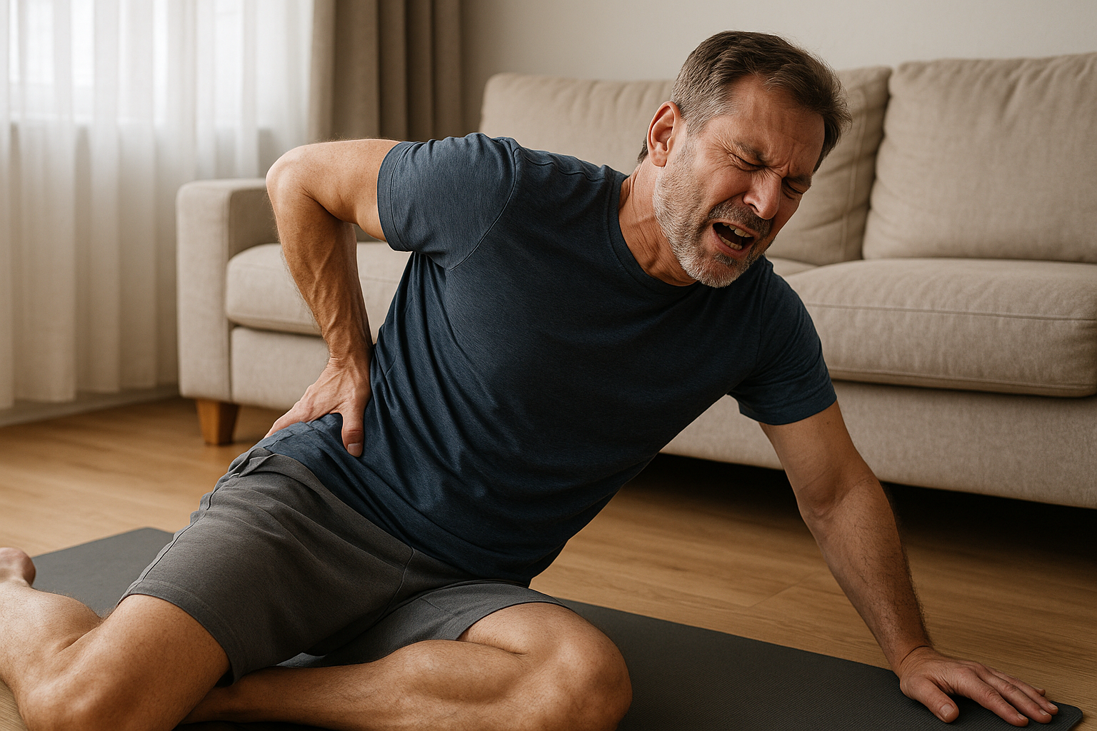 Übungsleser aufgepasst: schnelle Hilfe bei Hexenschuss in der Lende mit diesen Übungen - Illustration