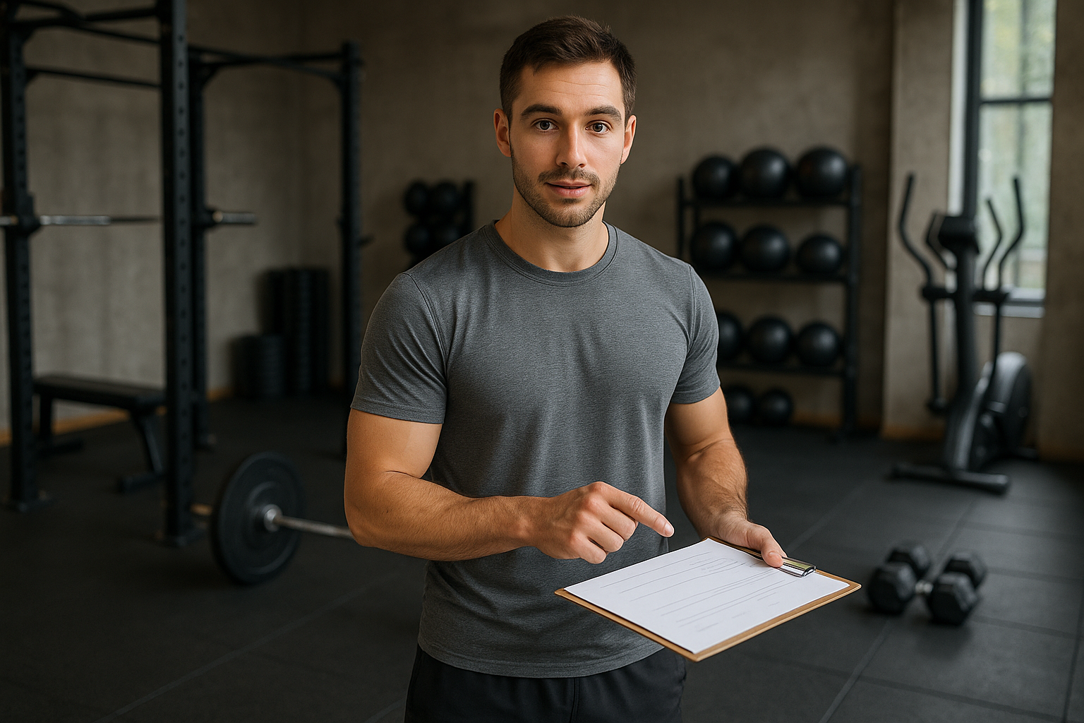 Starte fit ins Training: dein einfacher Trainingsplan für Anfänger - Illustration