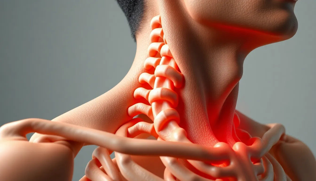 Rundrücken verstehen: symptome erkennen und schmerzen lindern - Illustration