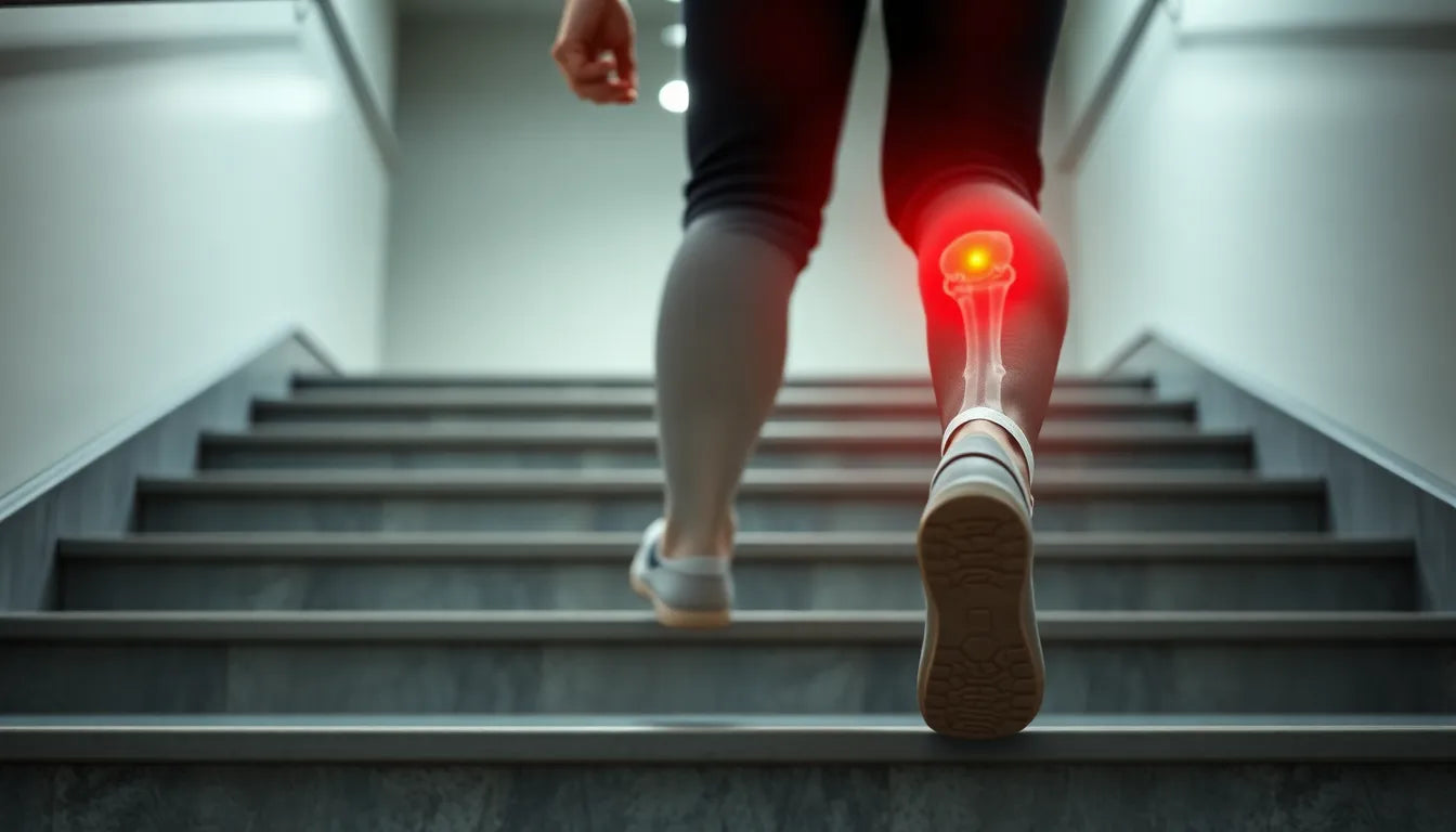 Entdecke die Ursachen und Lösungen für schmerzen im knie beim beugen - Illustration