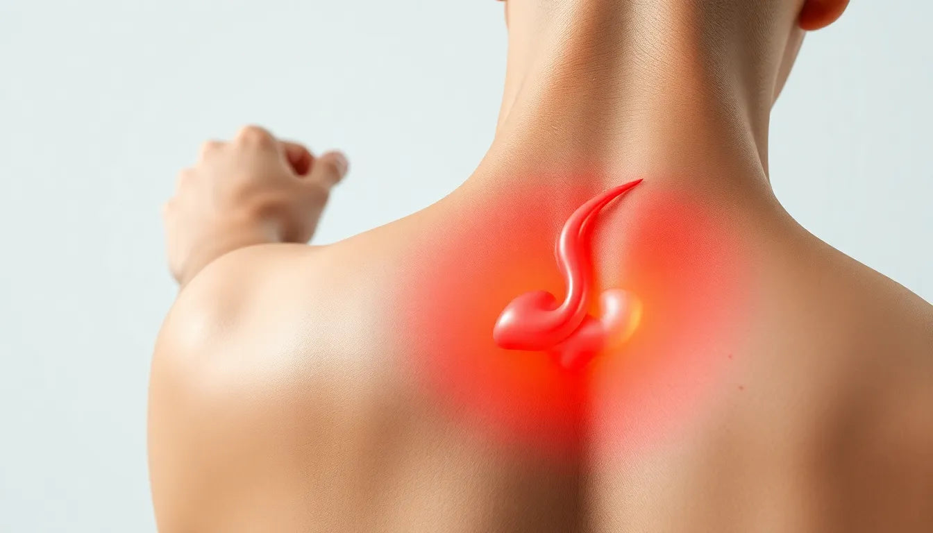 Myogelosen im Nacken: Ursachen und effektive Lösungen entdecken - Illustration
