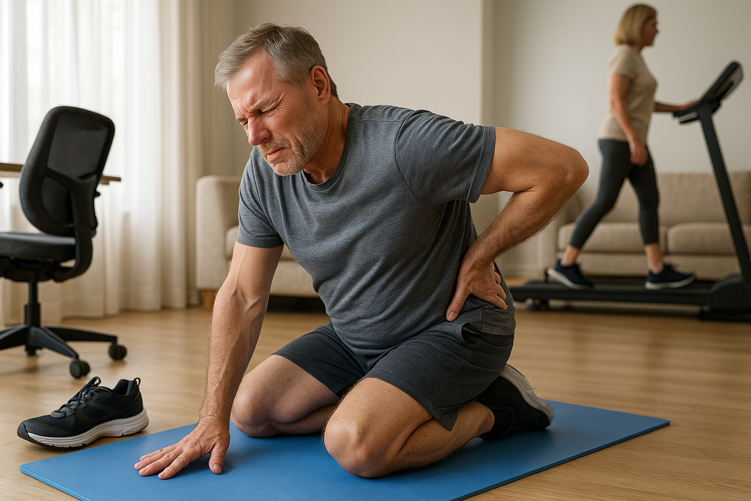 Rückenübungen für ein schmerzfreies Leben: So einfach geht's - Illustration