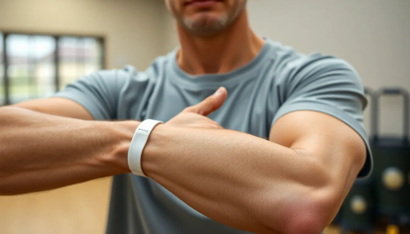 Übungen für Übungsleser: effektive Lösungen gegen Tennisarm auf YouTube entdecken - Illustration