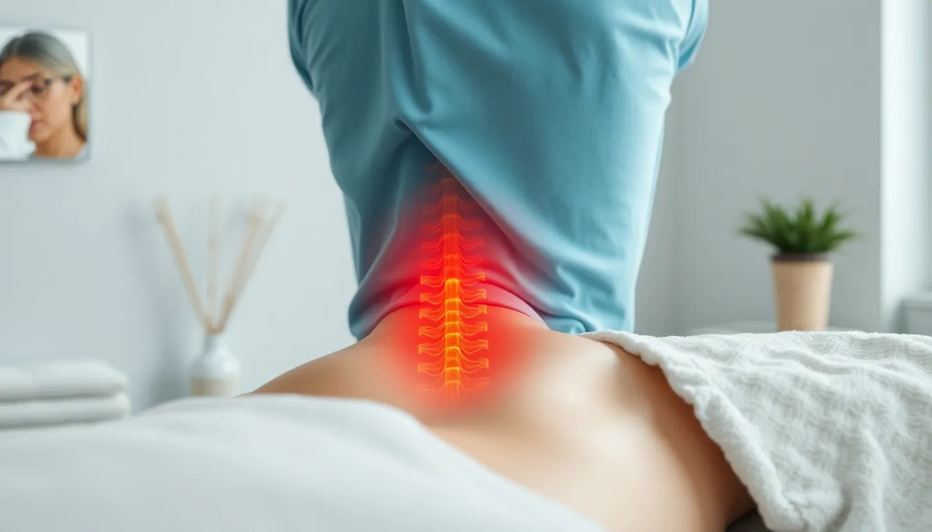 Entspannung pur: So lindert Massage Rückenschmerzen effektiv - Illustration