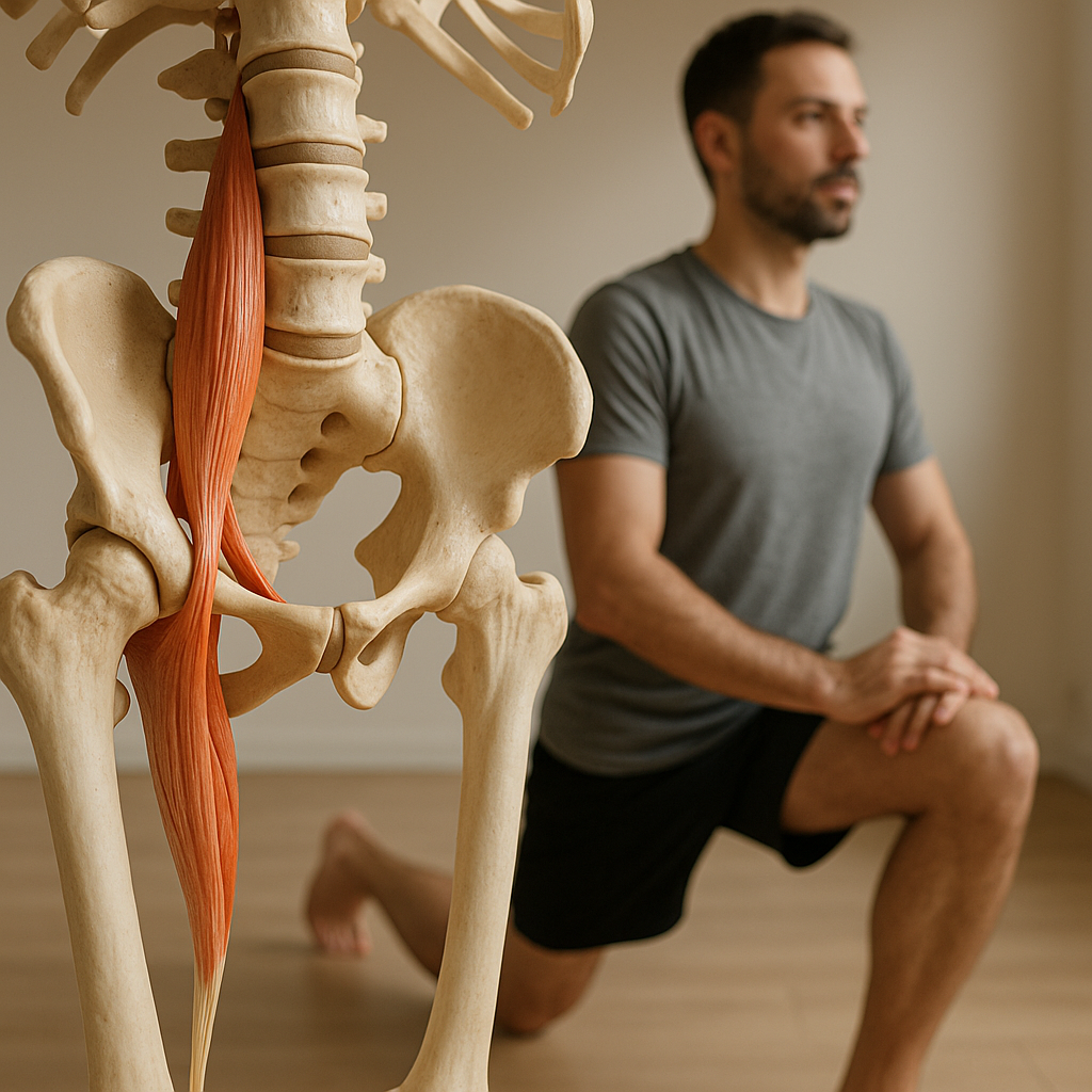 Übungsleser: effektive psoas muskel øvelser für mehr Beweglichkeit und Stärke - Illustration