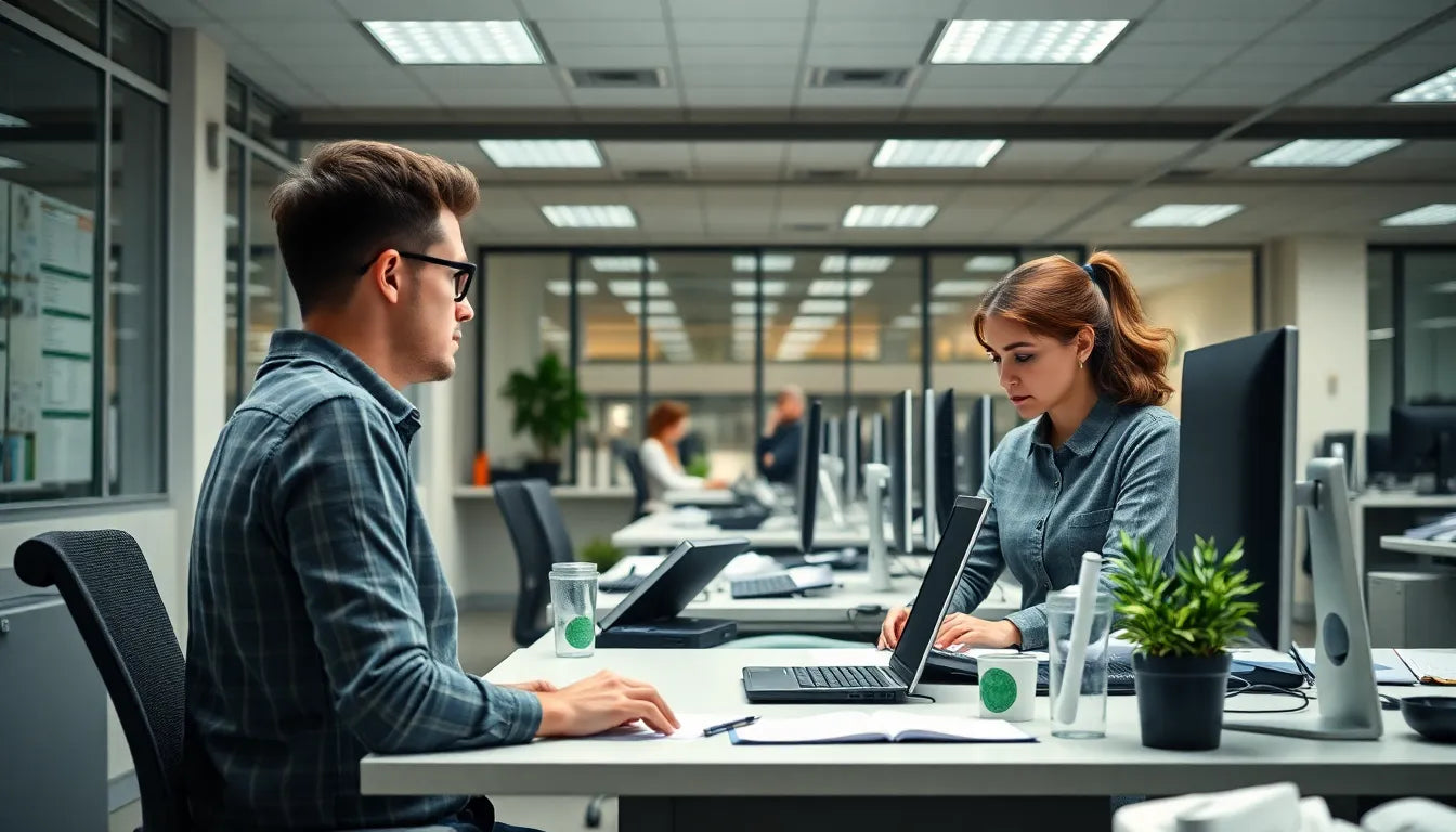 Ergonomie am arbeitsplatz in Österreich: So schaffen Sie gesunde Arbeitsbedingungen - Illustration