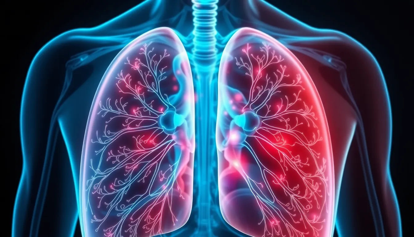 Lungenfellentzündung: wenn Rückenschmerzen mehr bedeuten - Illustration