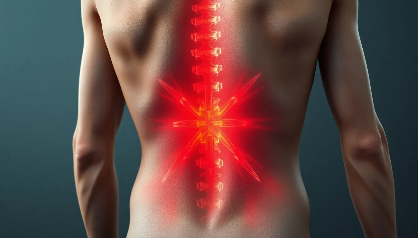 Wenn der Bauch schmerzt und der Rücken mitleidet: Ursachen und Lösungen - Illustration