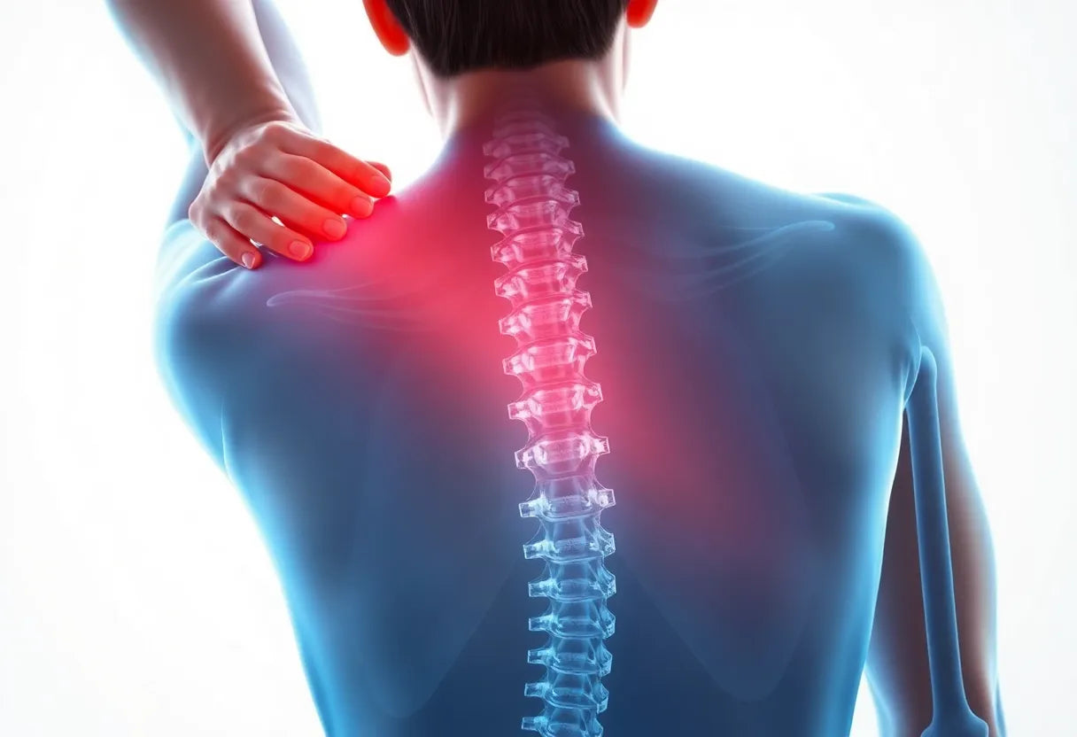 Effektive Wege zur Linderung eines Bandscheibenvorfalls entdecken - Illustration