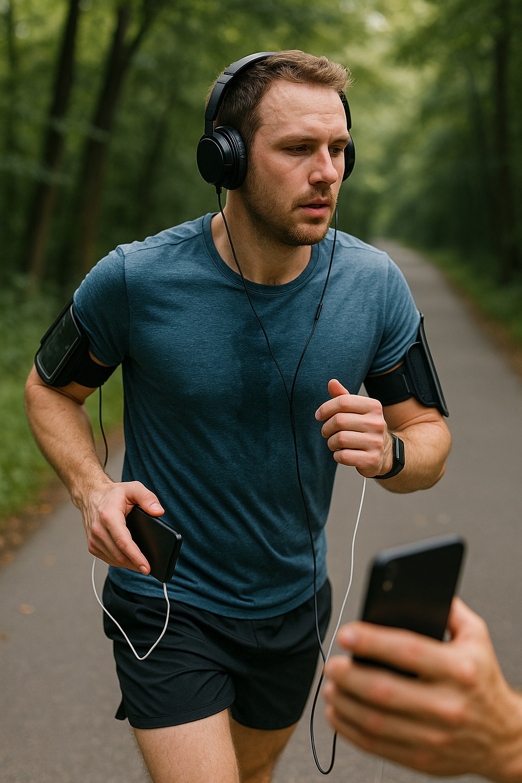 Laufen mit Rhythmus: wie die richtige Musik dein Training verbessert - Illustration