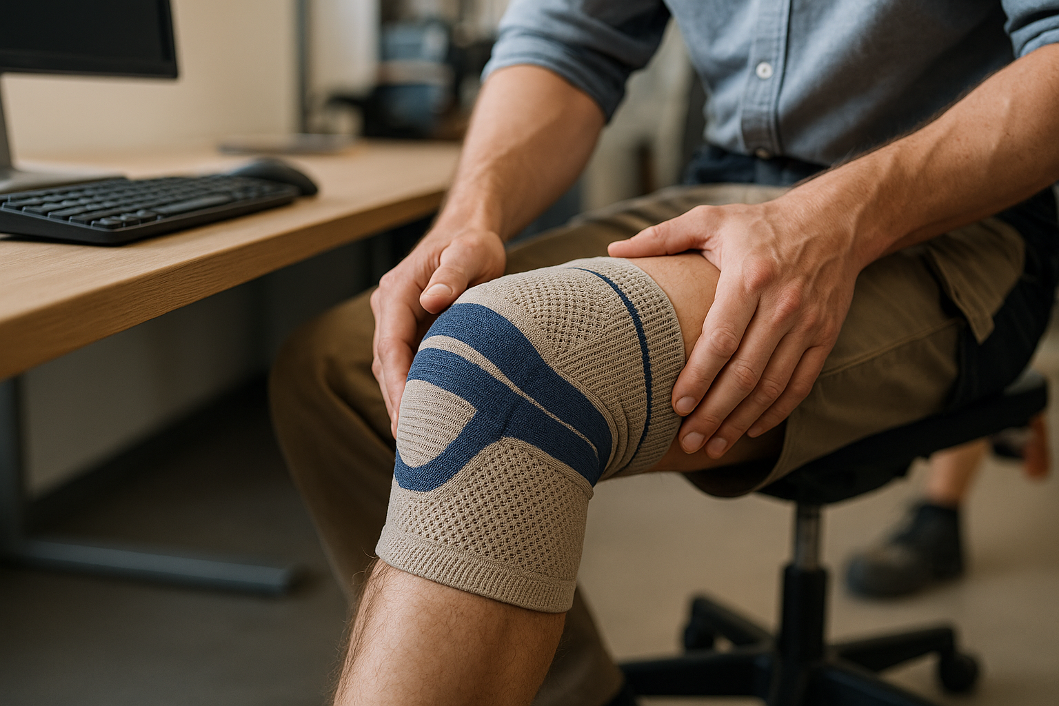 Stützbandage für mehr Stabilität im Alltag: So finden Sie die richtige Unterstützung - Illustration