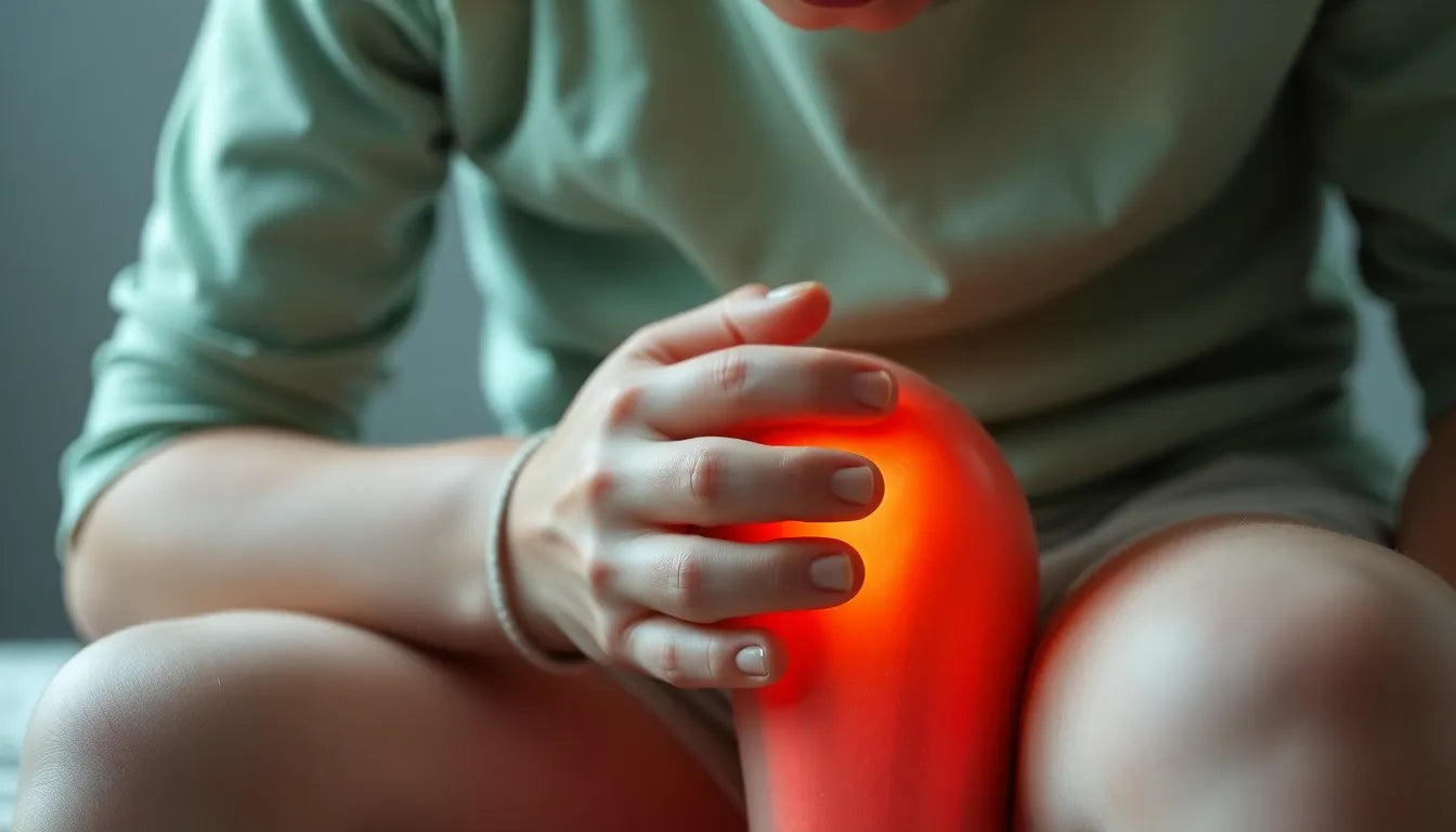 Wachstumsschmerzen im Knie: Was Eltern wissen müssen - Illustration