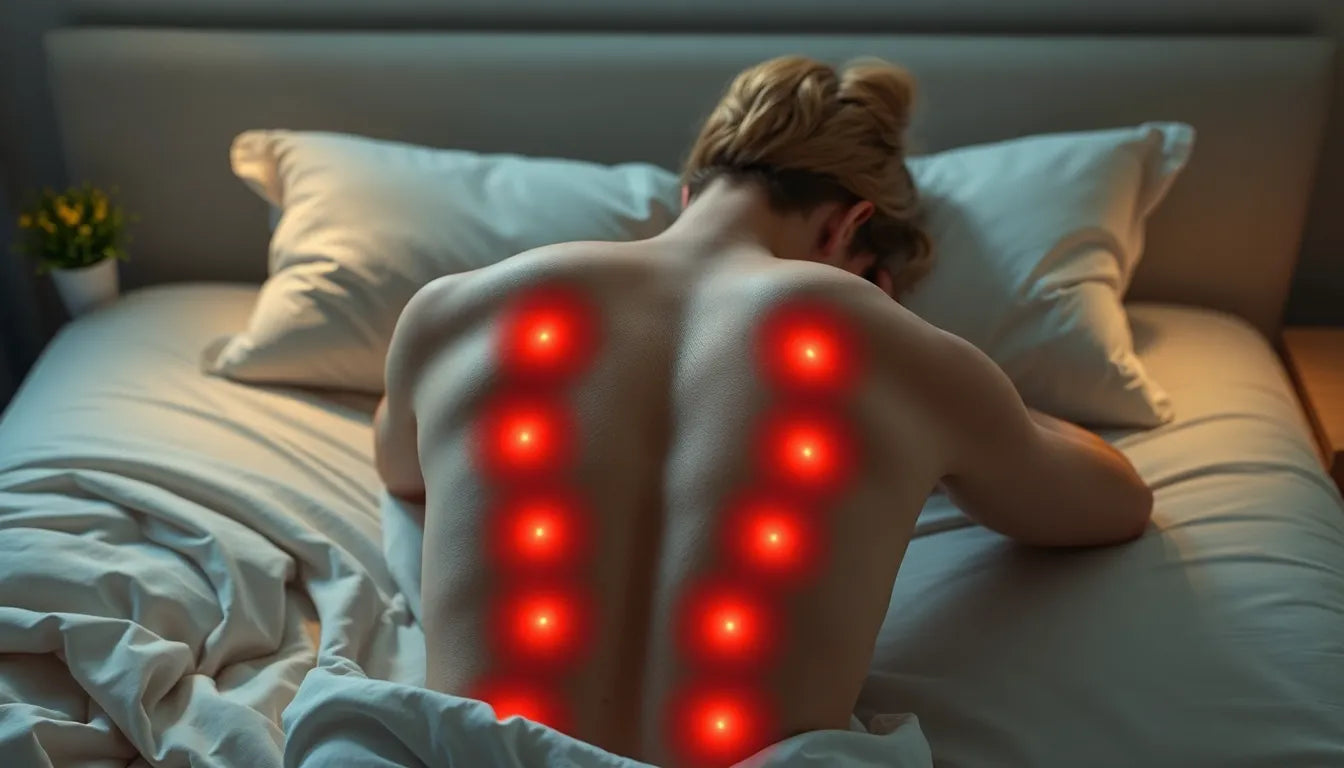 Befreie dich von nächtlichen Rückenschmerzen mit diesen Tipps - Illustration