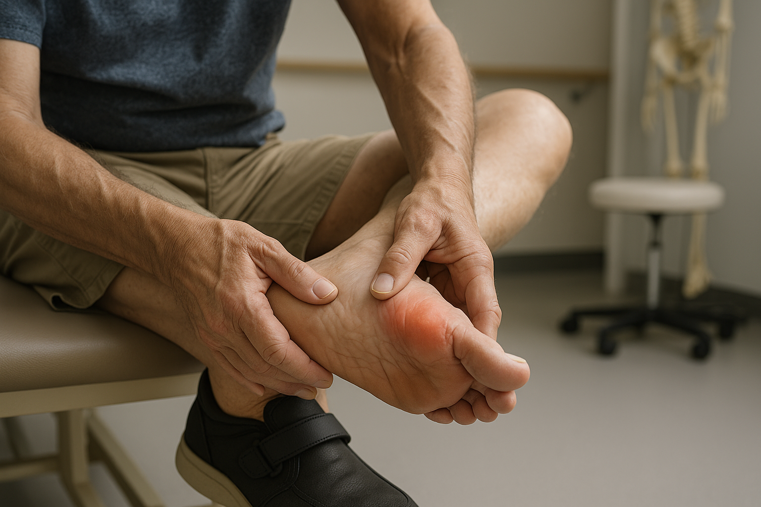 Schmerzfrei gehen: Strategien gegen arthrose im fuß - Illustration