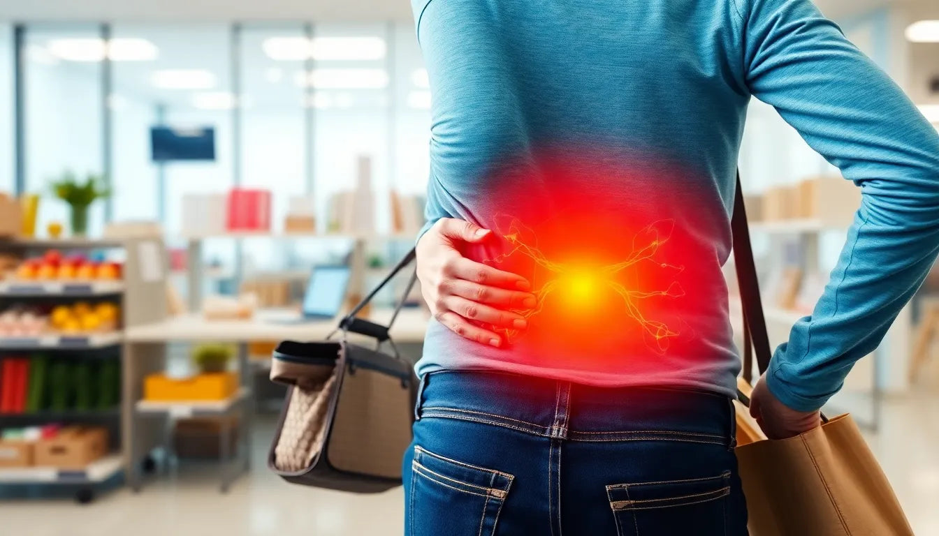 Rückenschmerzen nach dem Heben? So beugen Sie vor und lindern Beschwerden - Illustration