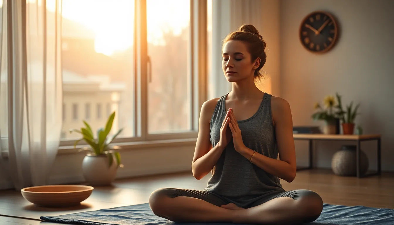 Übungsleser beginnen den Tag: dehnübungen morgen für mehr Beweglichkeit und Energie - Illustration