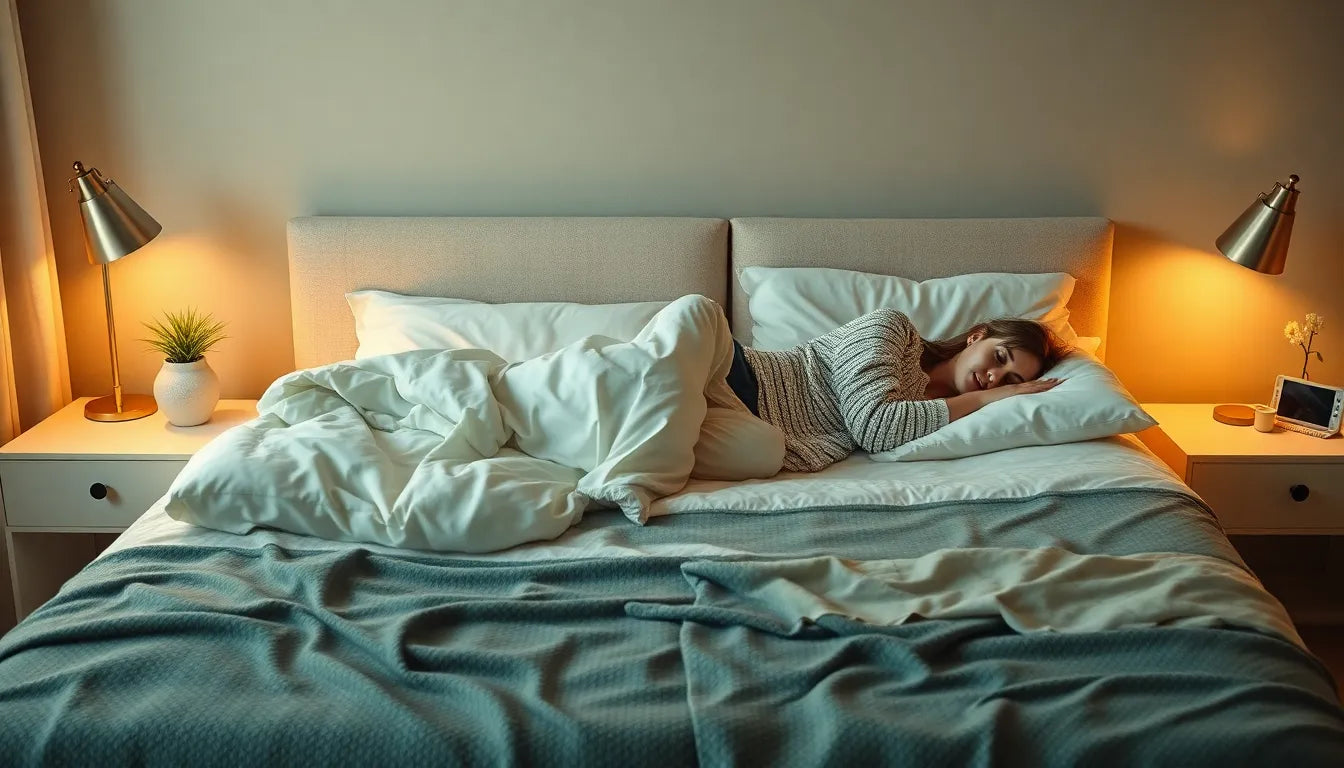 Schlafpositionen, die den rundrücken lindern und vorbeugen - Illustration