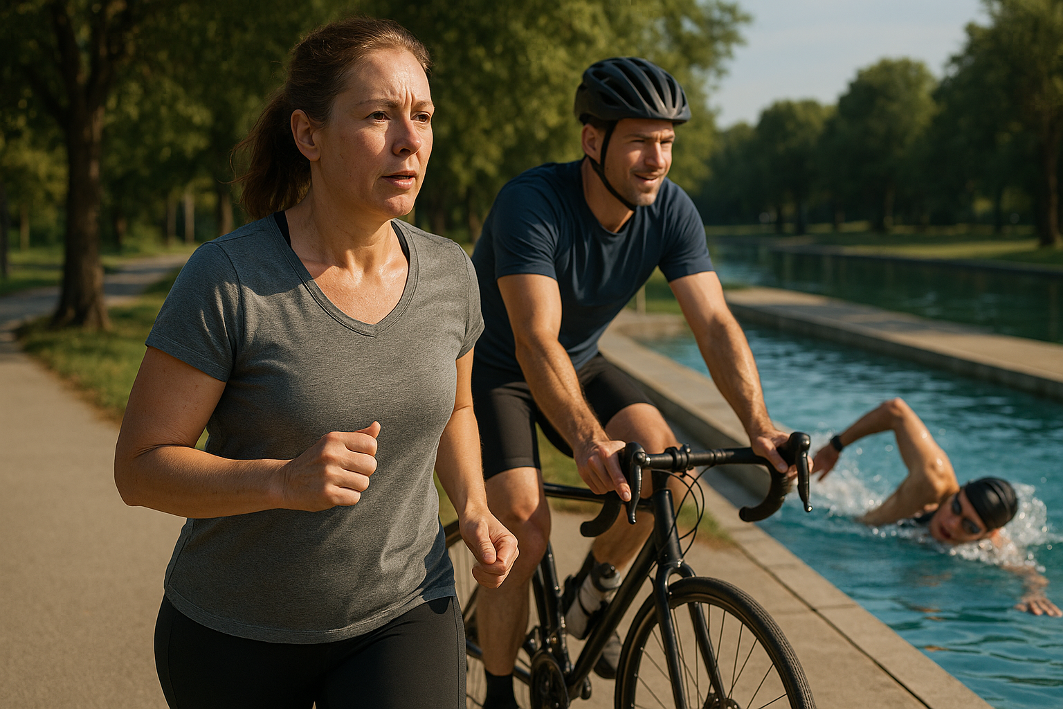 Aerobes Training verstehen: Ihr Schlüssel zu besserer Gesundheit und Fitness im Alltag - Illustration