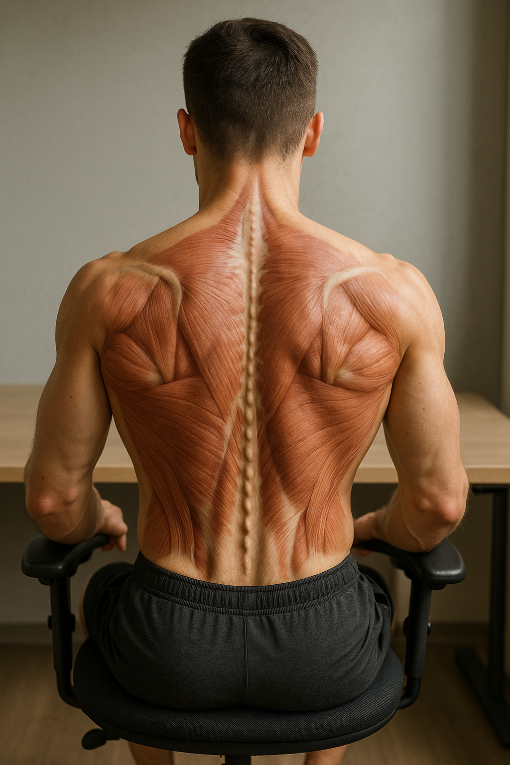Muskeln im rücken: der schlüssel zu schmerzfreier stabilität und kraft - Illustration