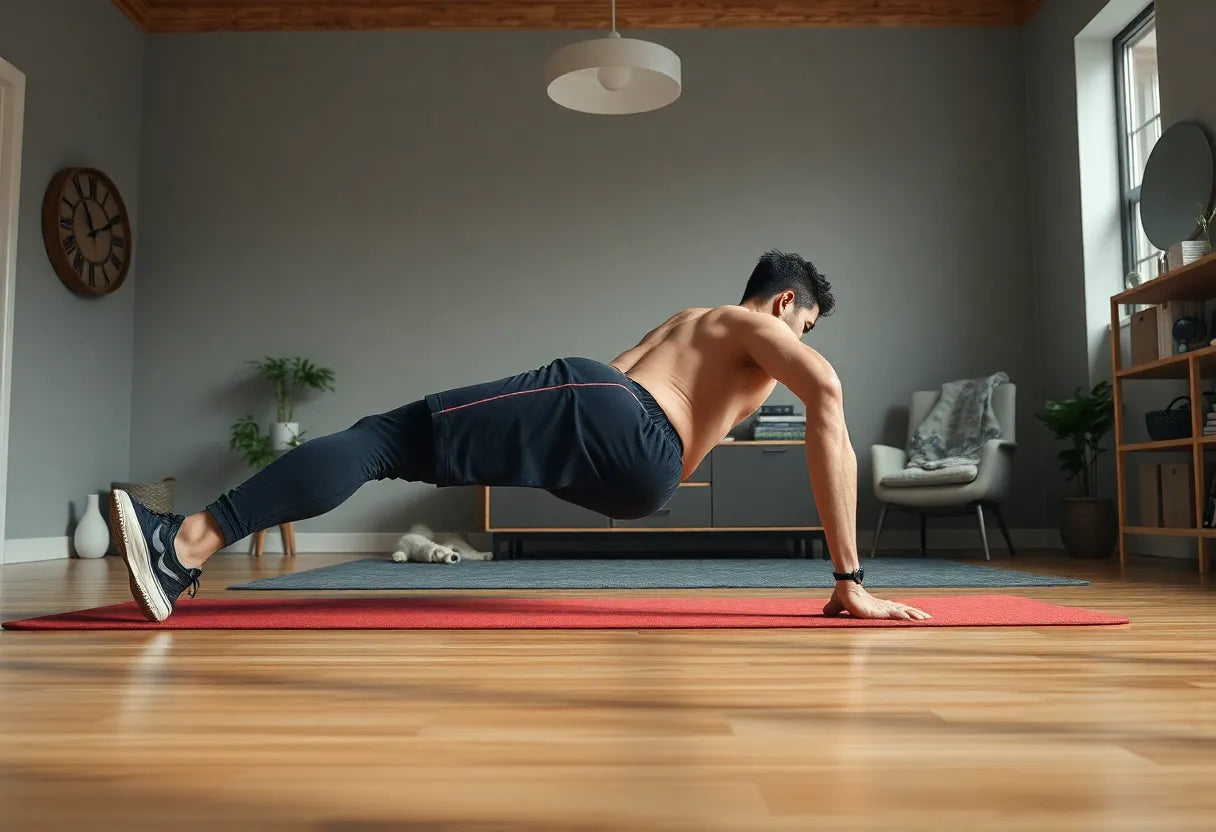 Rückenfit ohne Fitnessstudio: effektive Übungen für Zuhause - Illustration