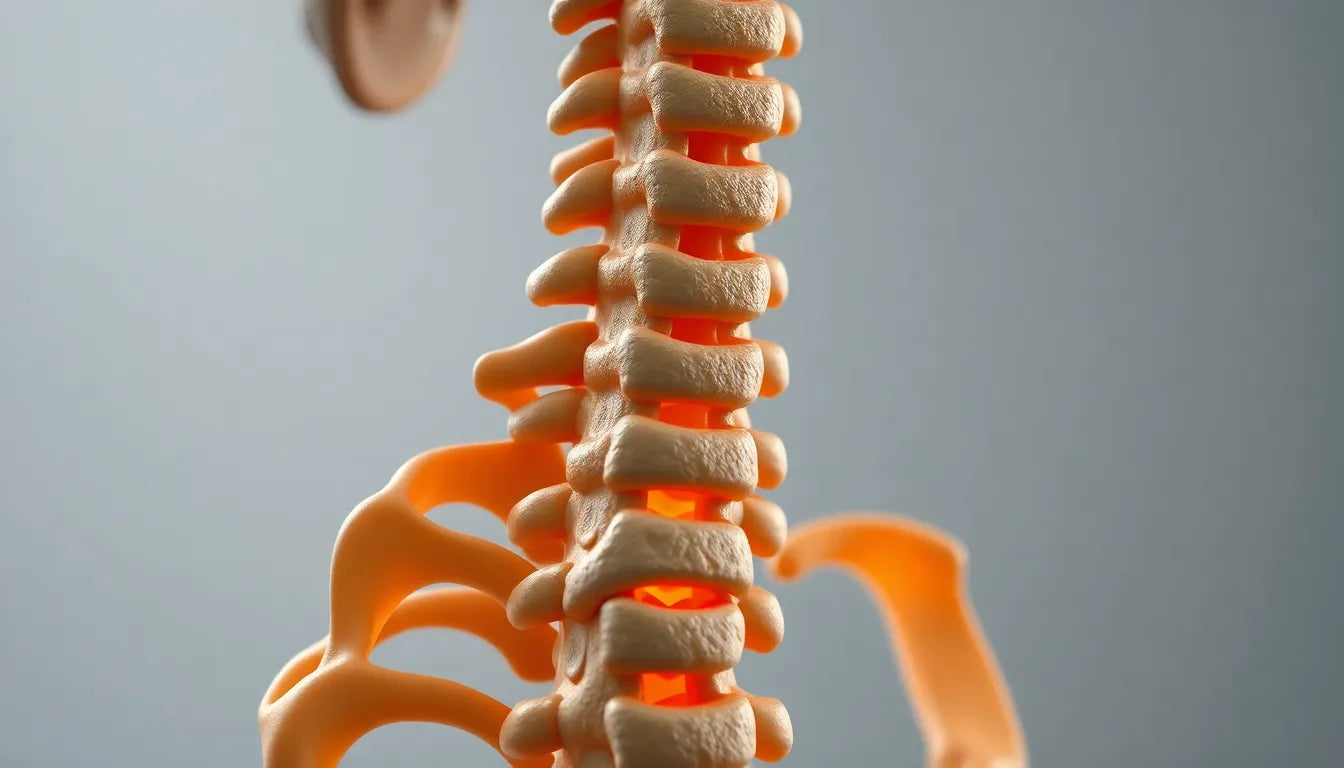 Entdecke die Geheimnisse der Lendenregion: Alles über Anatomie und Wohlbefinden - Illustration