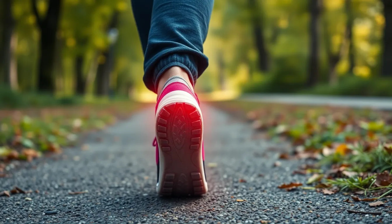 Schmerzen beim Gehen? Entdecken Sie die Ursachen und Lösungen für Fußschmerzen - Illustration