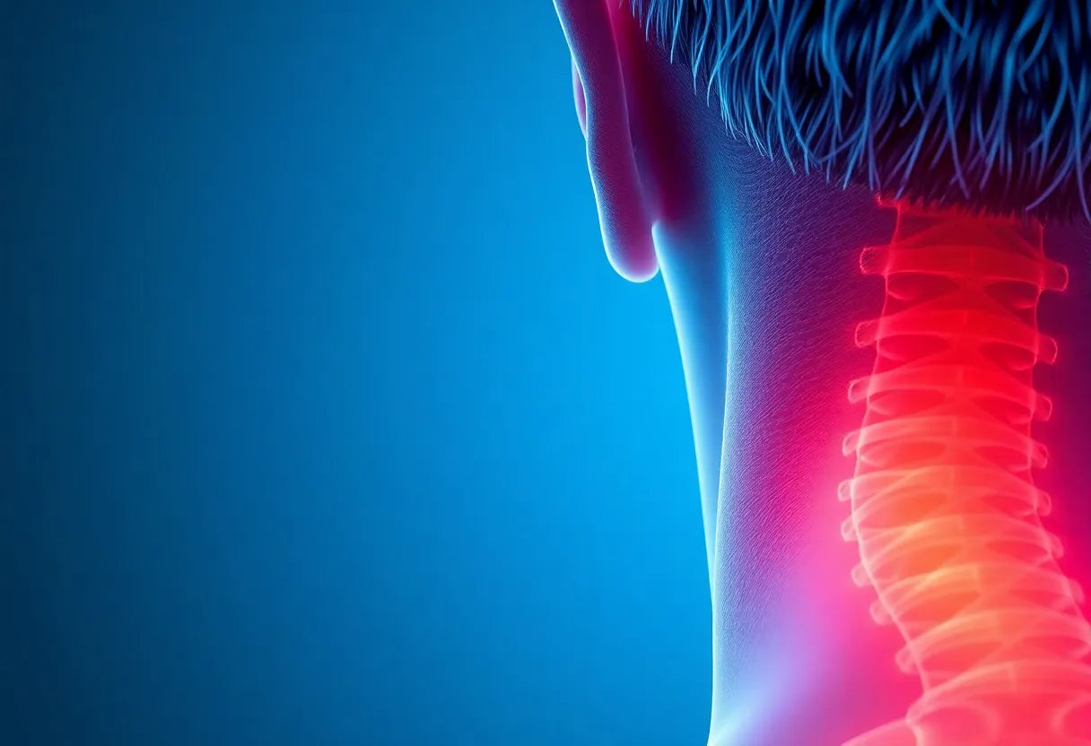 Myogelosen im Nacken: Ursachen verstehen und Schmerzen lindern - Illustration