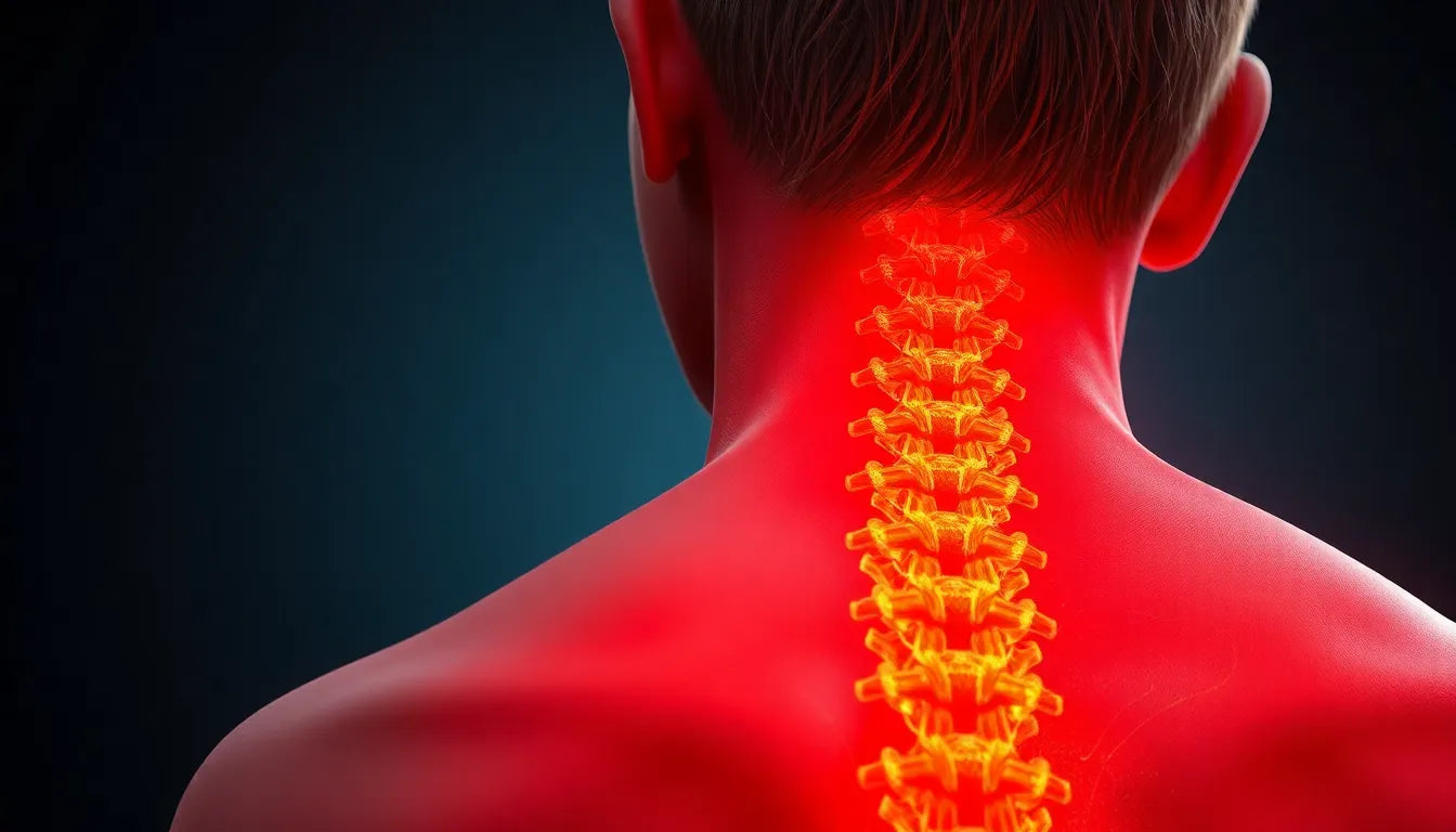 Rückenschmerzen verstehen und einen Bandscheibenvorfall erkennen - Illustration