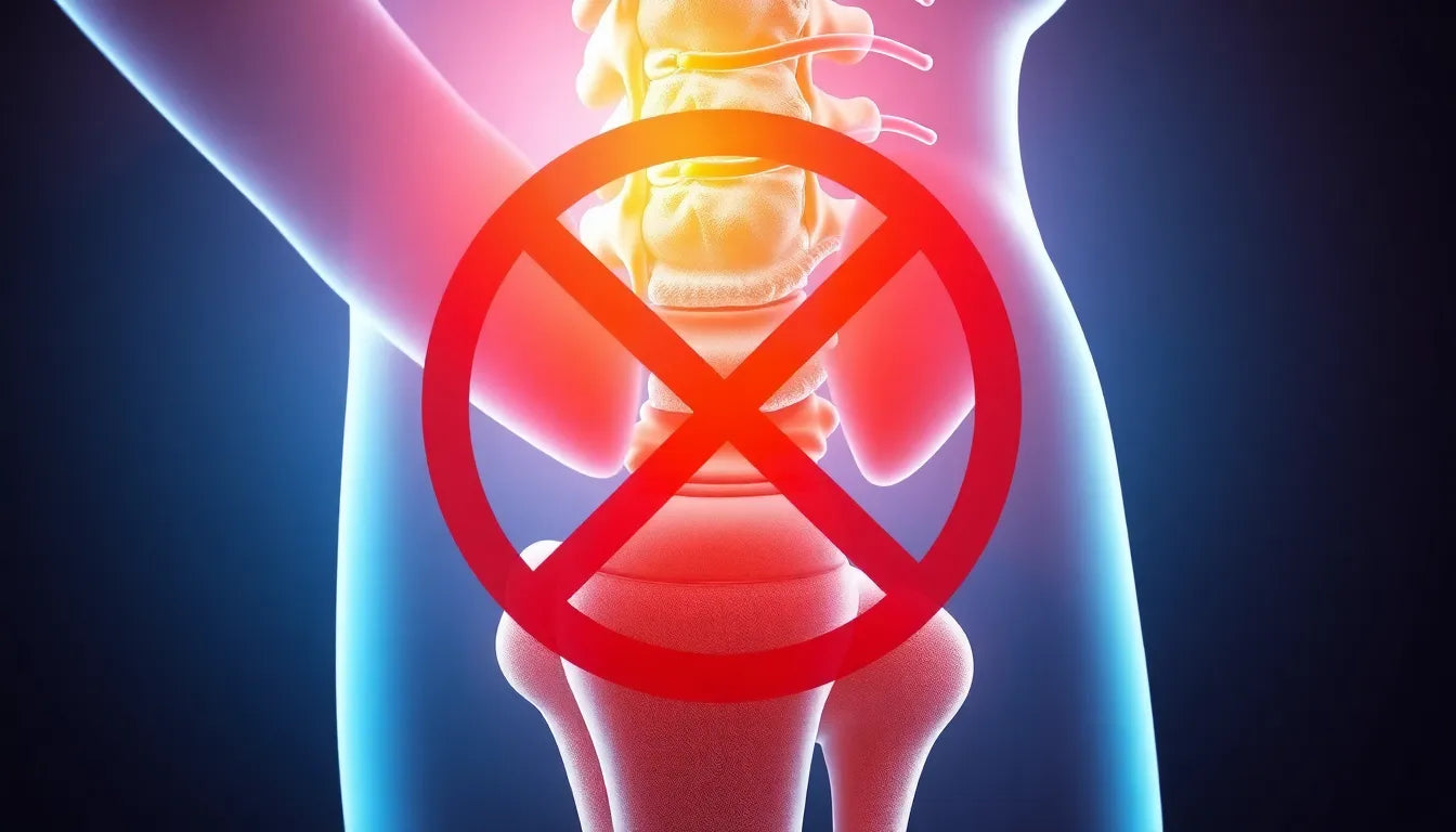 Verstehen, was hinter einem bandscheibenvorfall steckt: Ursachen und Risikofaktoren im Fokus - Illustration