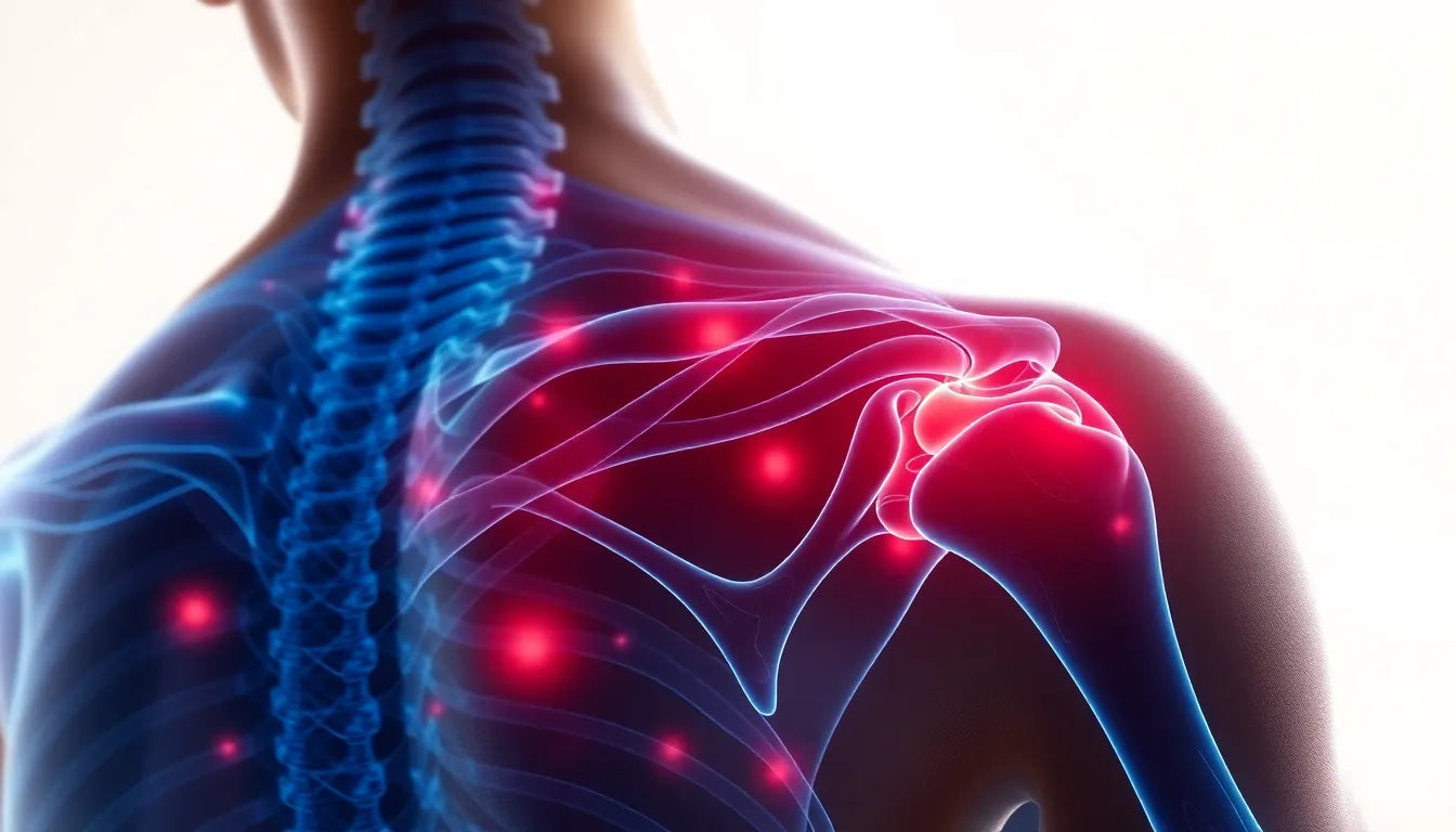 Schulter- und Oberarmschmerzen verstehen und lindern - Illustration