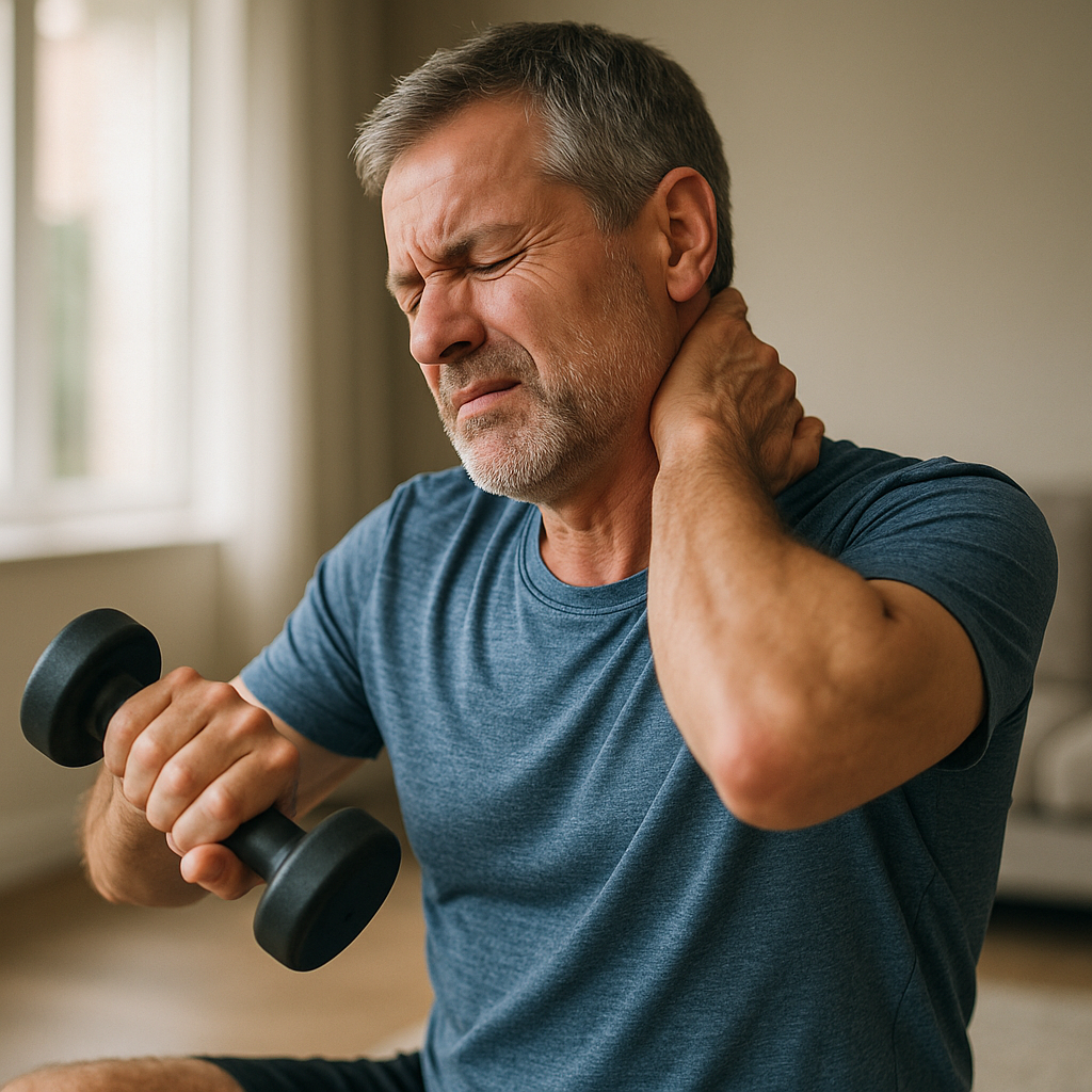 Übungsleser aufgepasst: sanfte Übungen für eine schmerzfreie HWS-Arthrose - Illustration