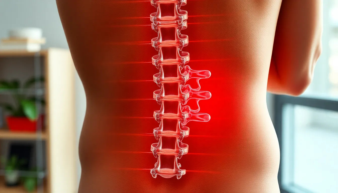 Schmerzfrei leben: so bekämpfen Sie den Schmerz im unteren linken Rückenbereich - Illustration